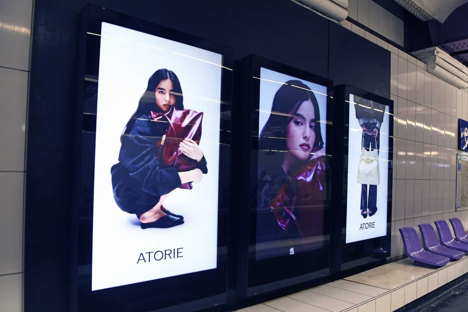 Atorie out of home campaign by Undercover Arts