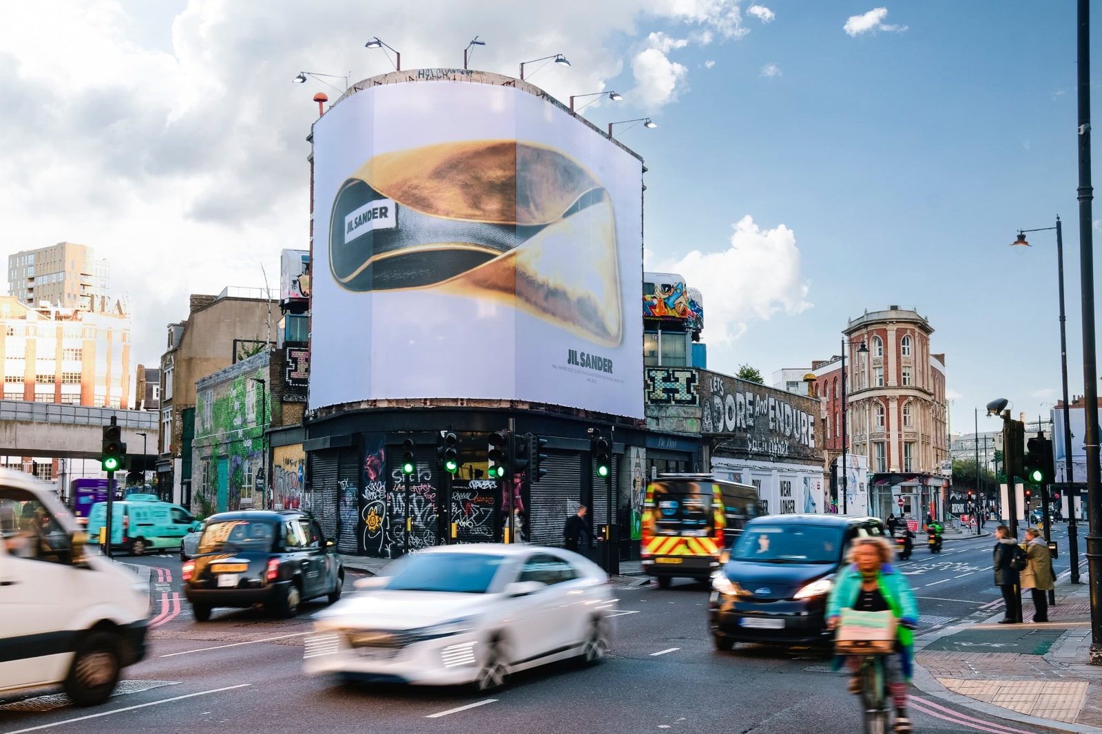 Jil Sander out of home campaign by Undercover Arts