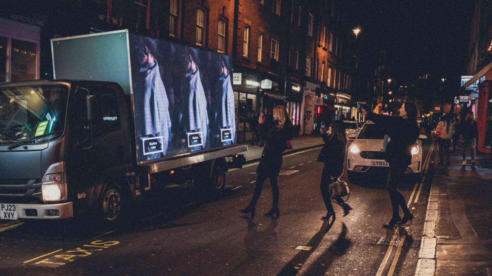 Martine Rose out of home campaign by Undercover Arts